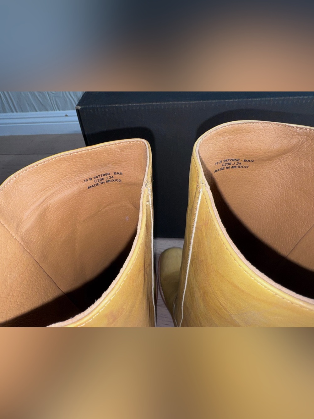 NEW FRYE Campus 14L Boots in Banana Sz: 10 Genuine Leather Tall Boots - Picture 10 of 15